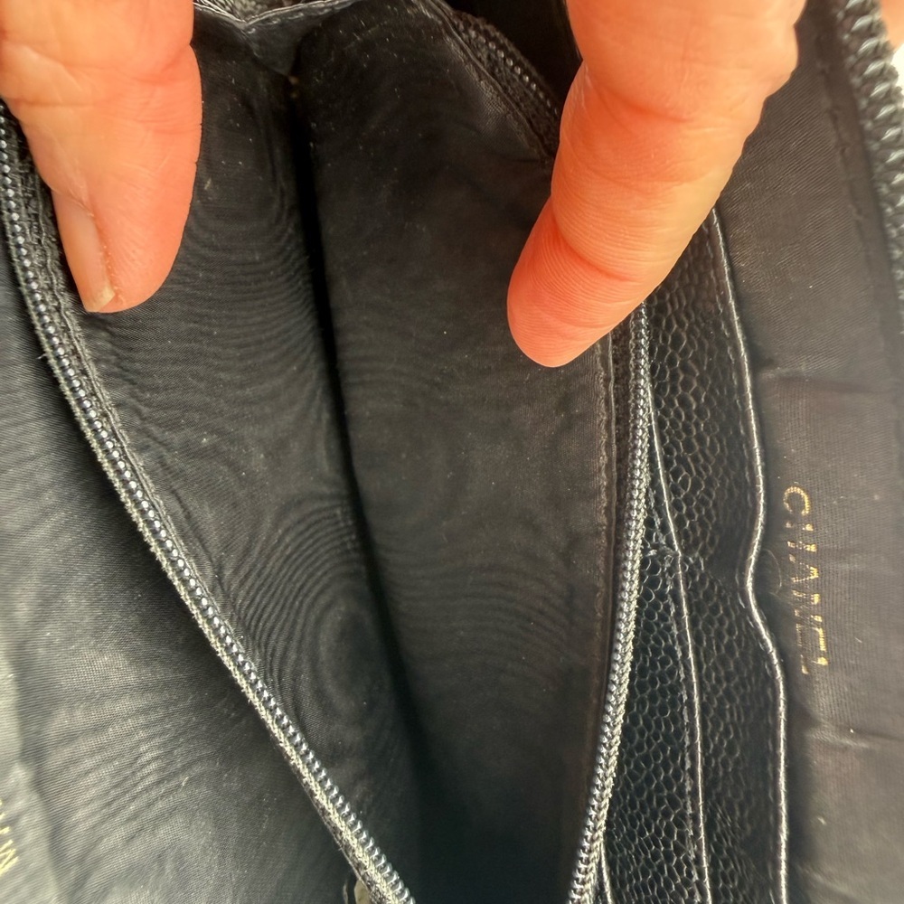 Chanel Caviar Large Timeless CC Zip Around Wallet - Picture 14 of 15